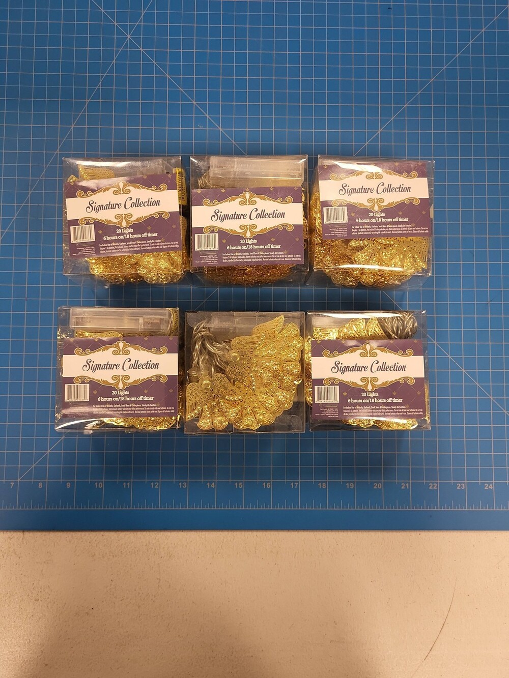 Signature Collection 20 Lights String Light Set Timer Indoor Wreaths Garland